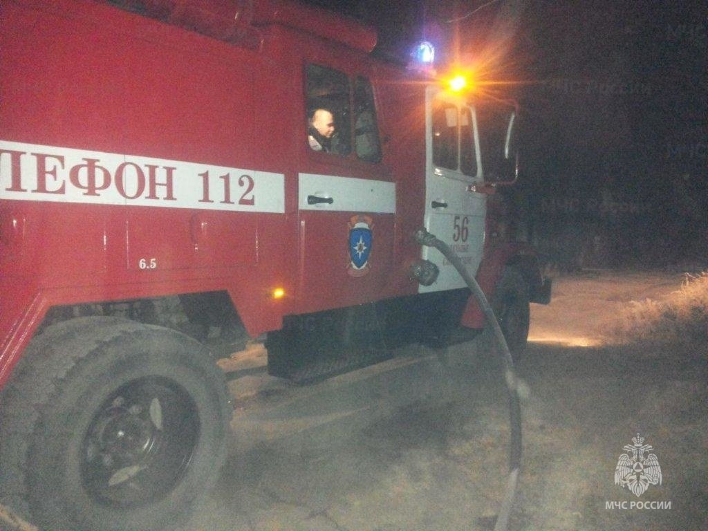 Пожар в Ольхонском районе