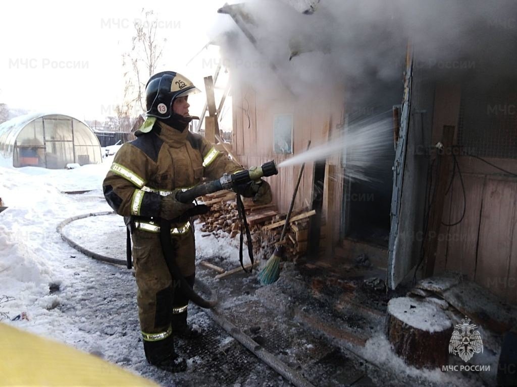 Пожар в Ольхонском районе